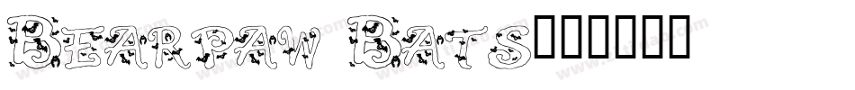 Bearpaw Bats字体转换